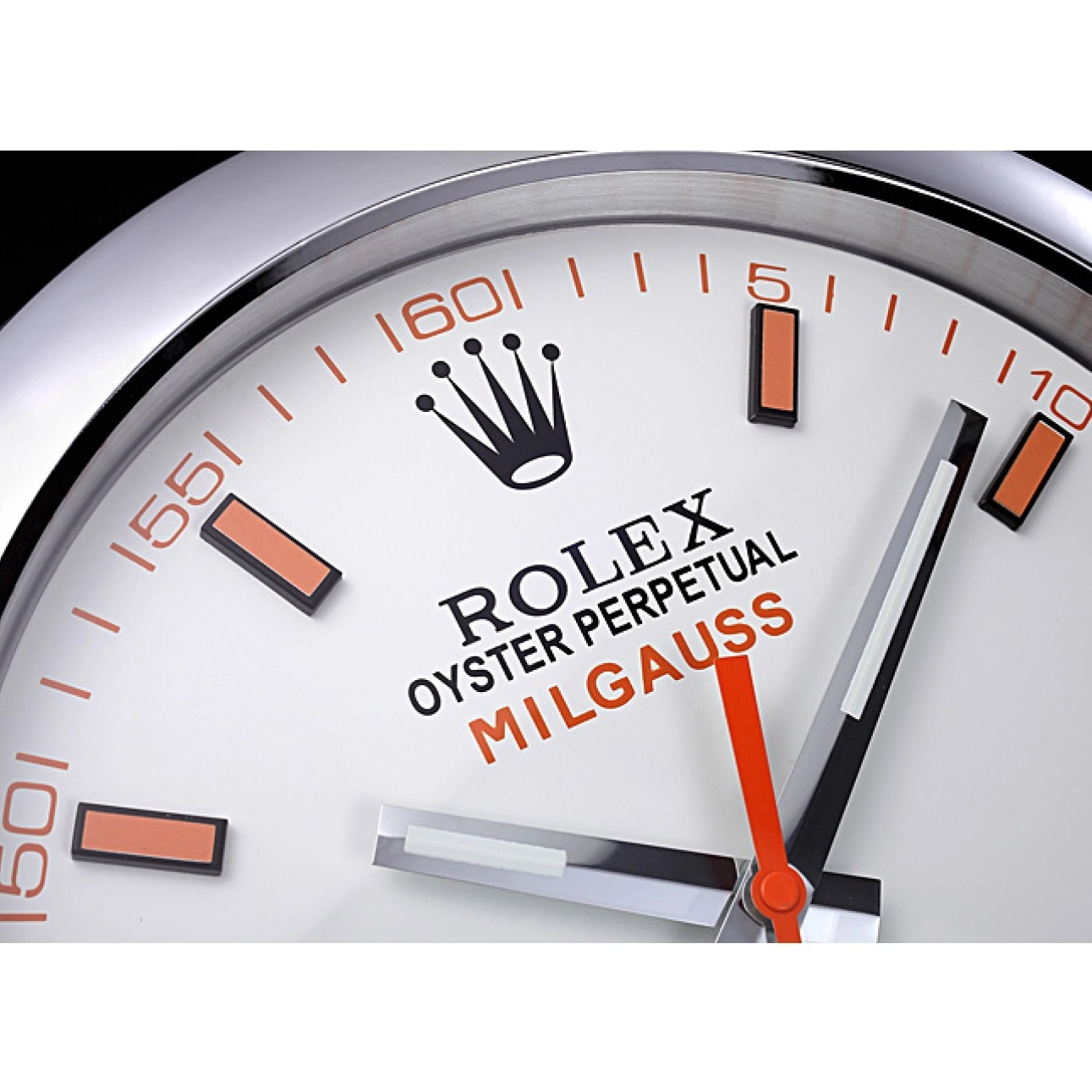 Aaa replica watch Wall Clock Milgauss Silver Rolex 621910 0512